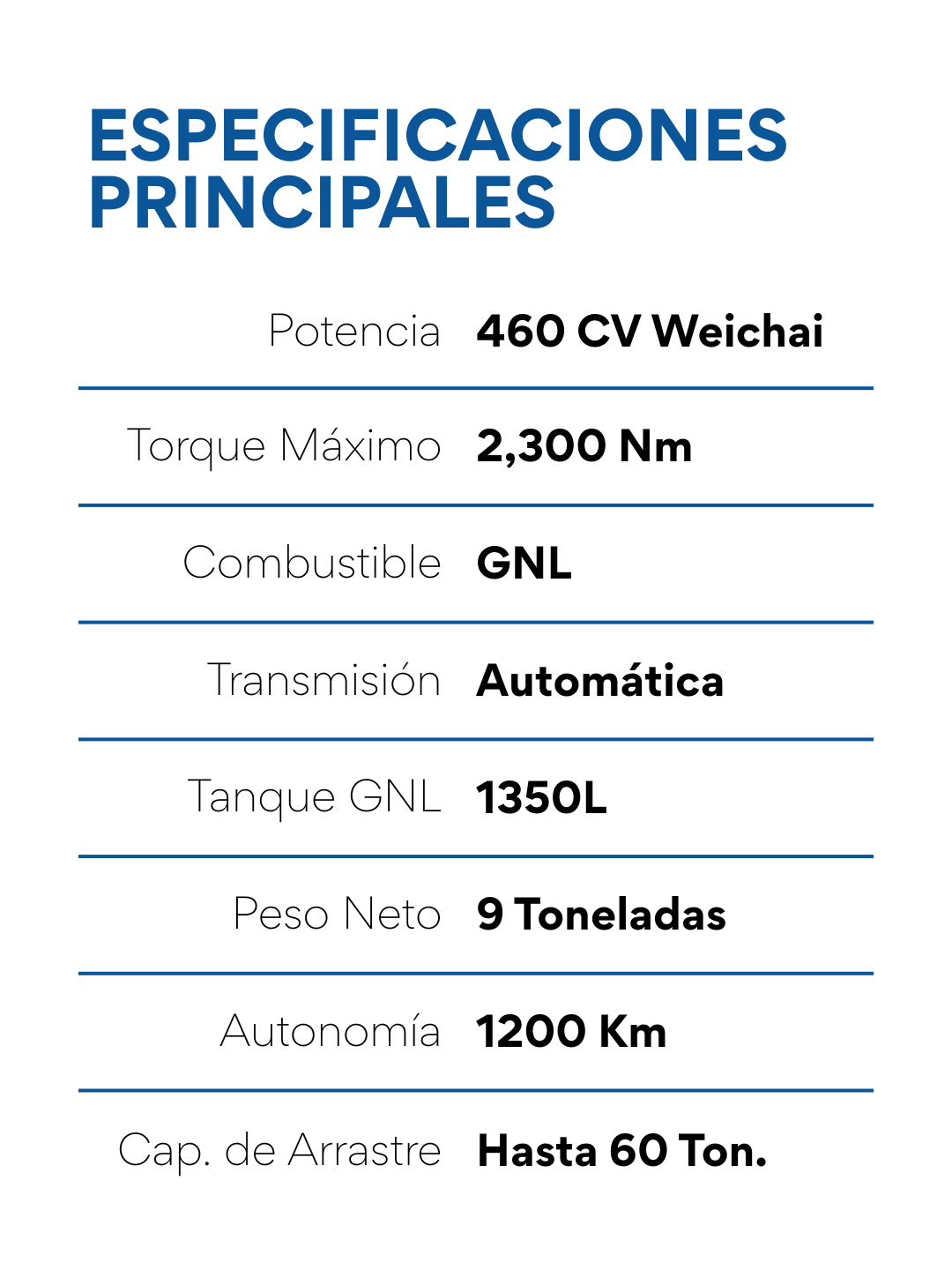 shacman x5000 1350L especificaciones